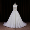 Line Silhouette Ruffle Tulle Sweetheart Wedding Dress